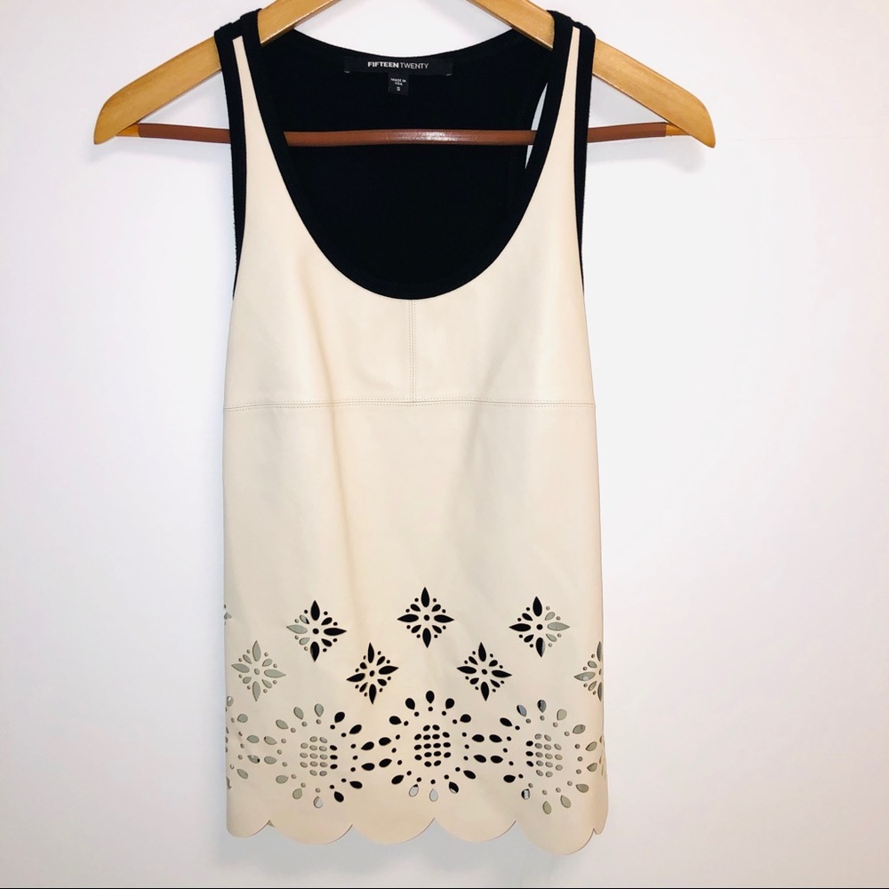 Fifteen Twenty leather cut out top